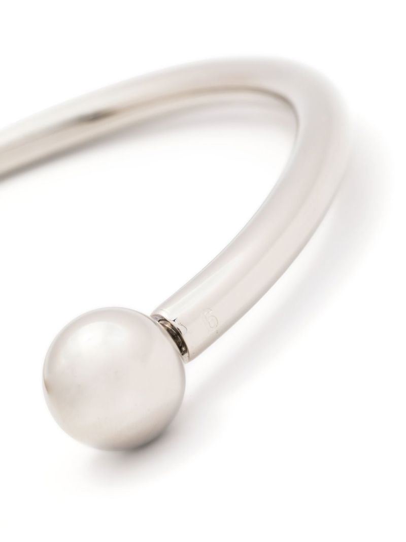 Silver-tone Piercing Choker Necklace