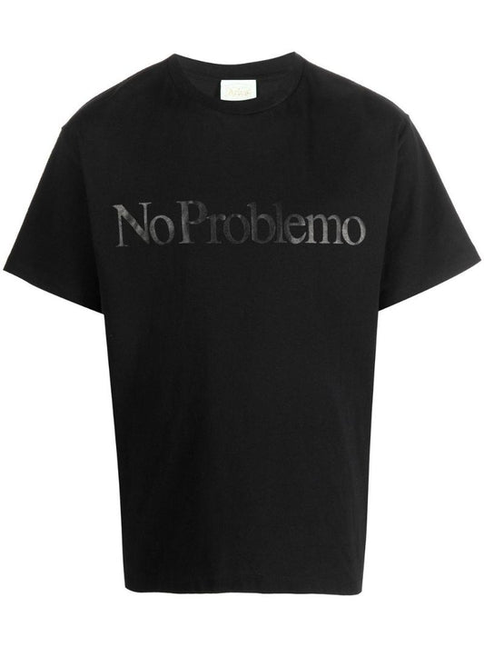Black No Problemo Logo T-shirt