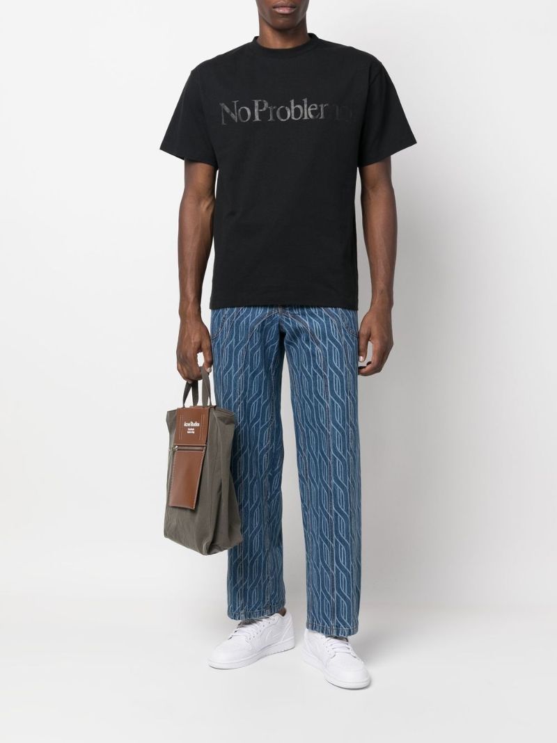 Black No Problemo Logo T-shirt