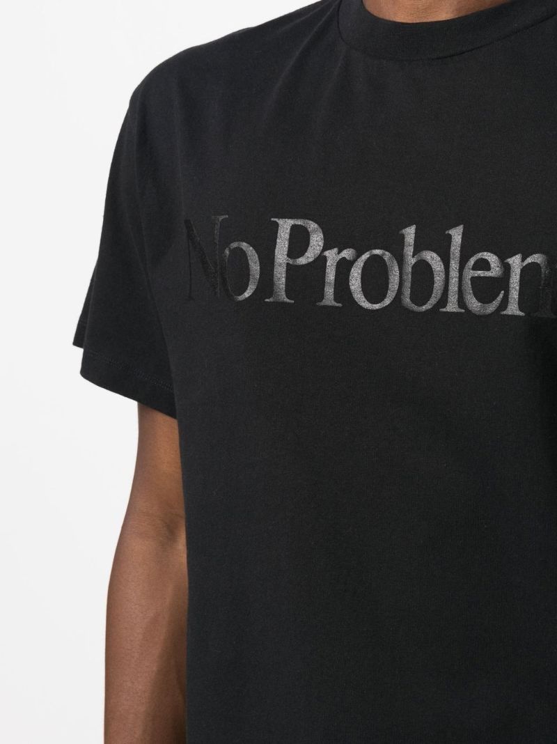 Black No Problemo Logo T-shirt