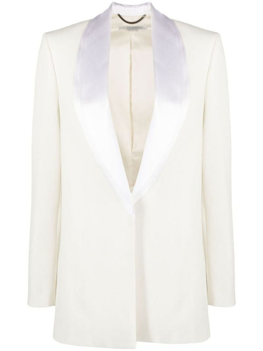 White Single-breasted Blazer