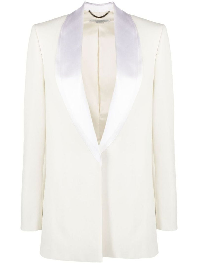 White Single-breasted Blazer