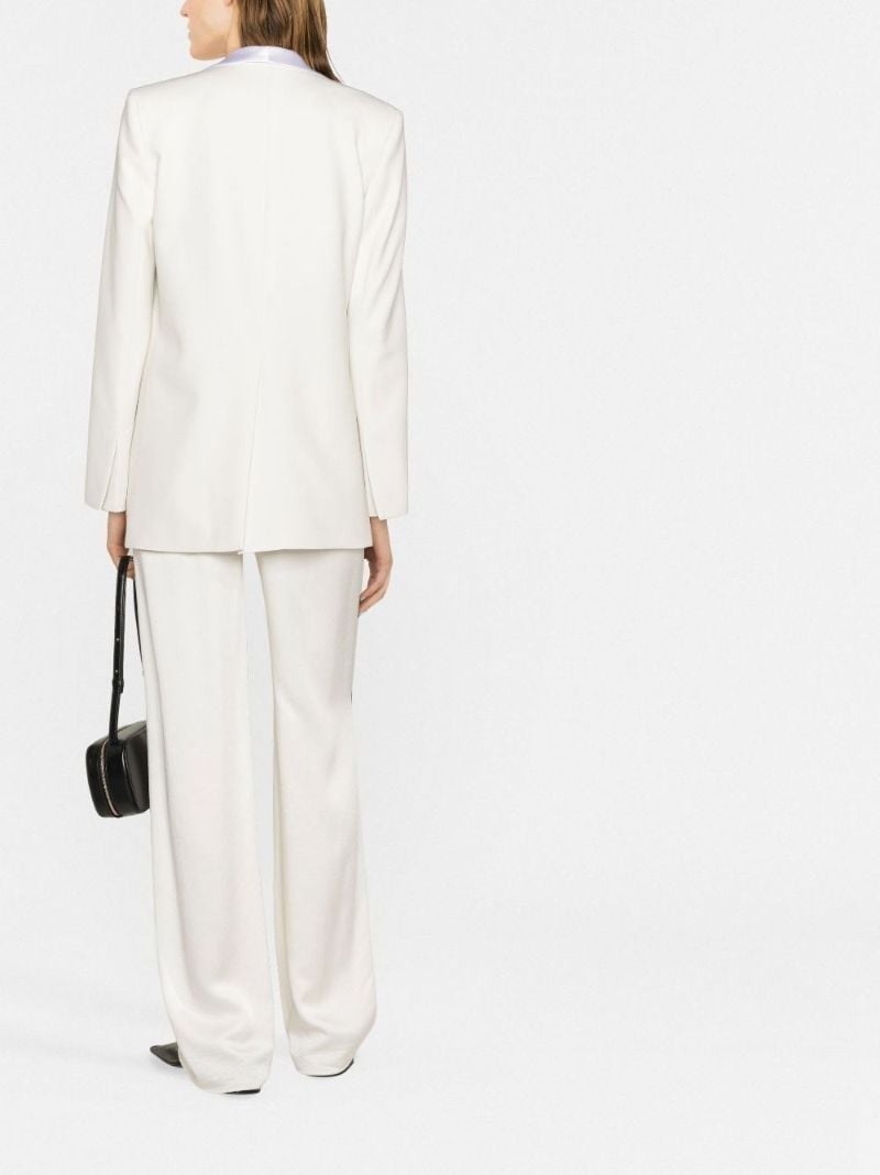 White Single-breasted Blazer