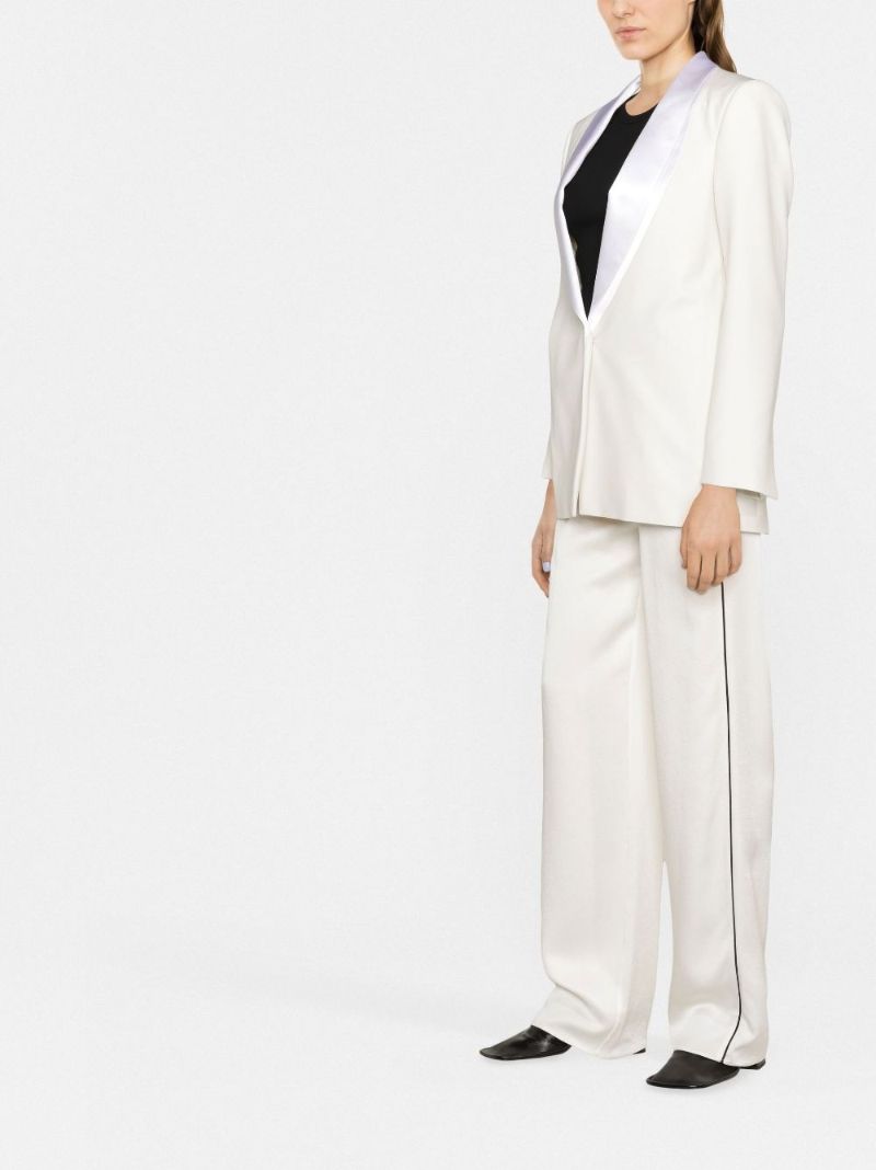 White Single-breasted Blazer