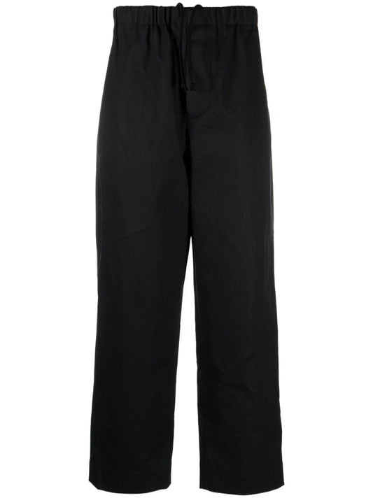 Black Ed Cotton Trousers