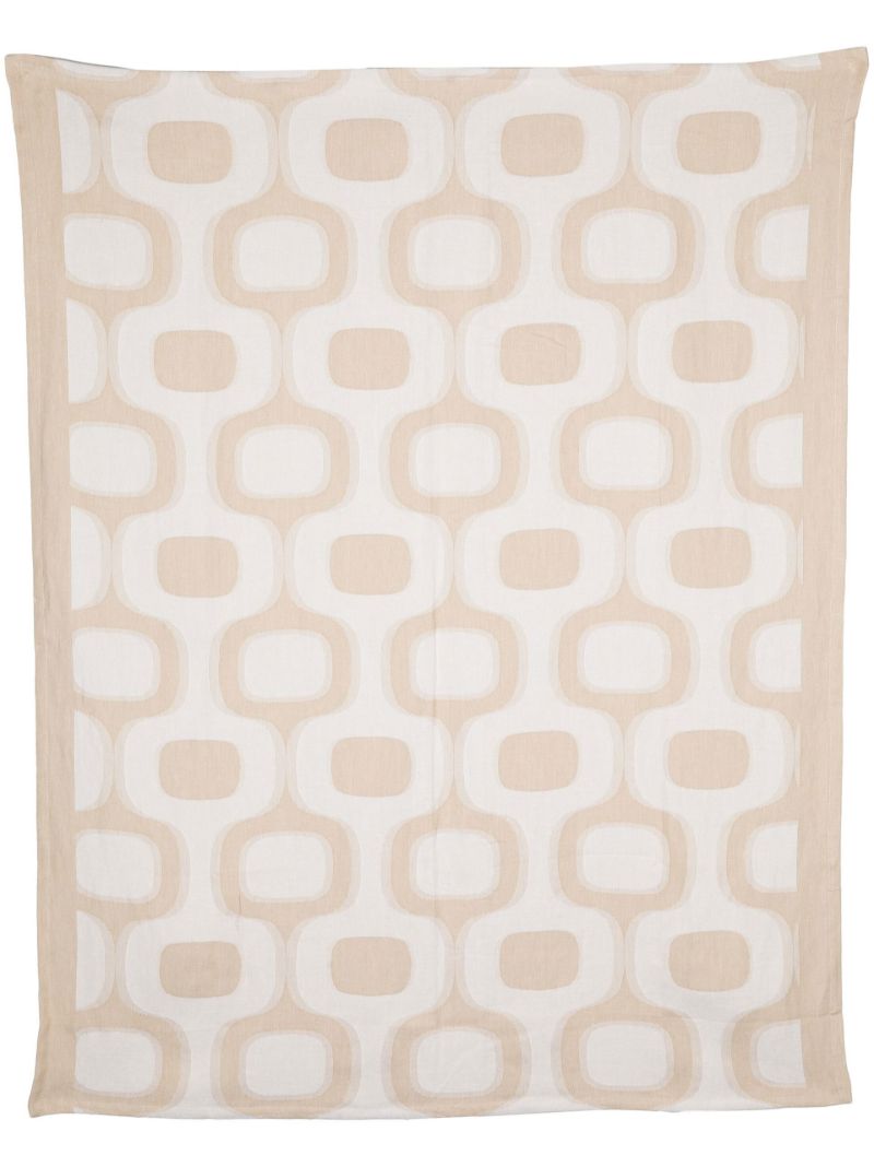 Beige Ipanema Print Towel