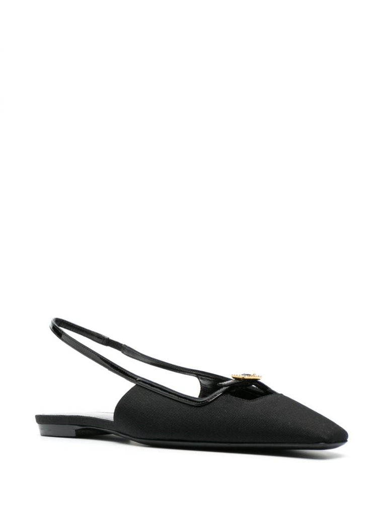 Black Blade Slingback Pumps