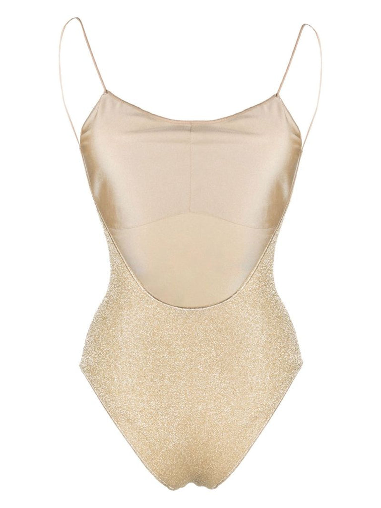 Gold LumiÃ_x0083_Â¨re Maillot Swimsuit