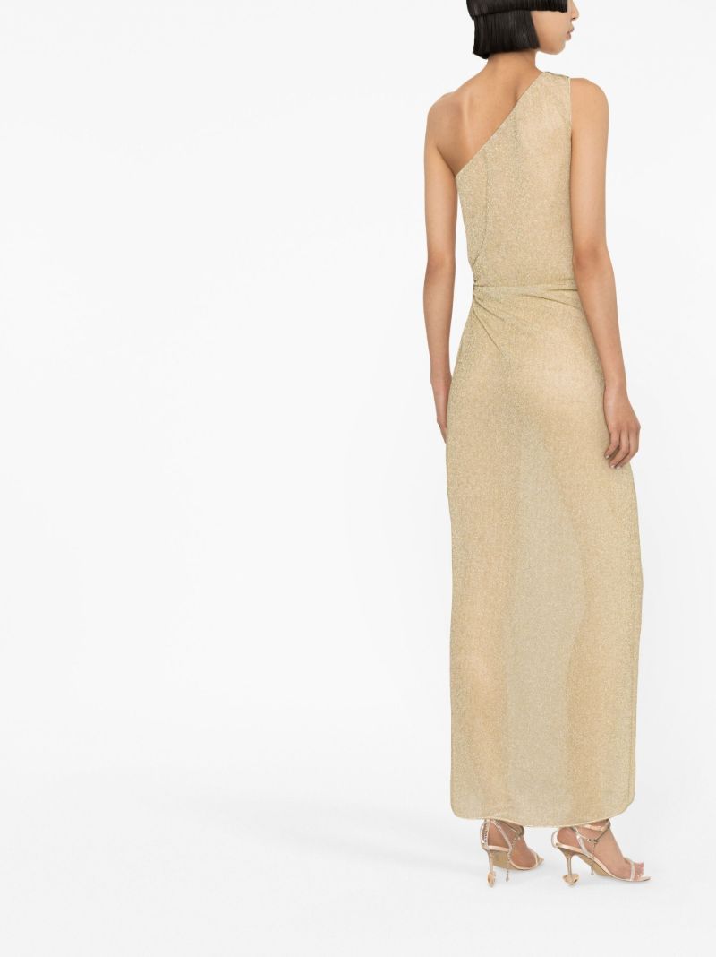 Neutral LumiÃ_x0083_Â¨re One-shoulder Dress