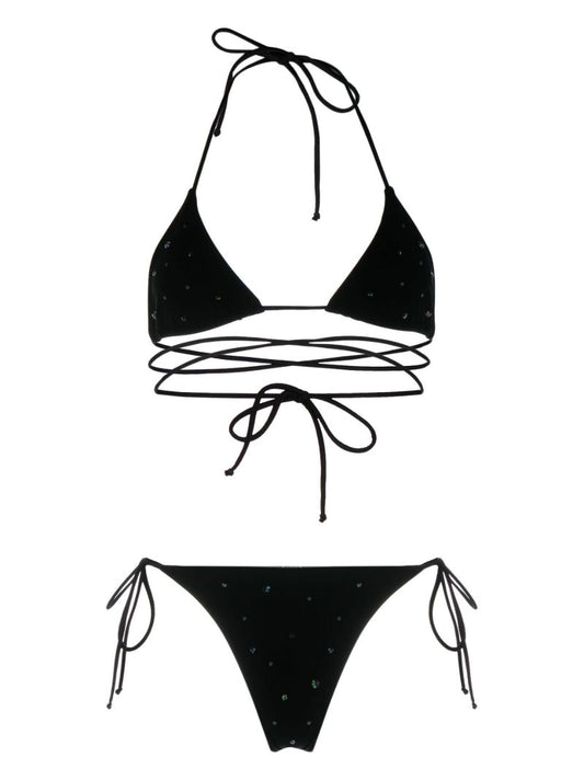 Black Studded Bikini