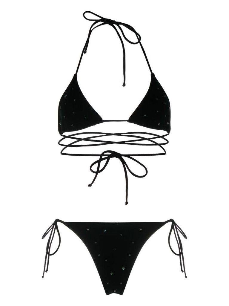 Black Studded Bikini