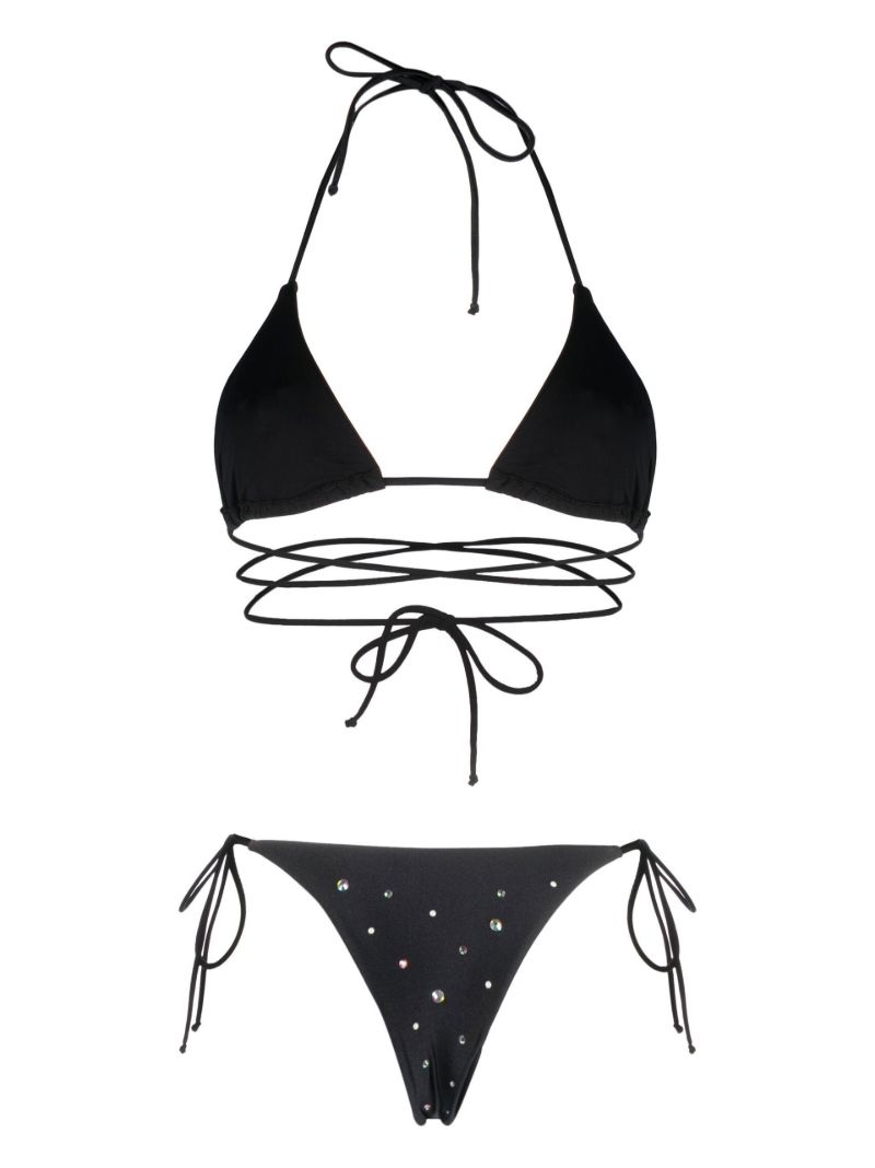 Black Studded Bikini