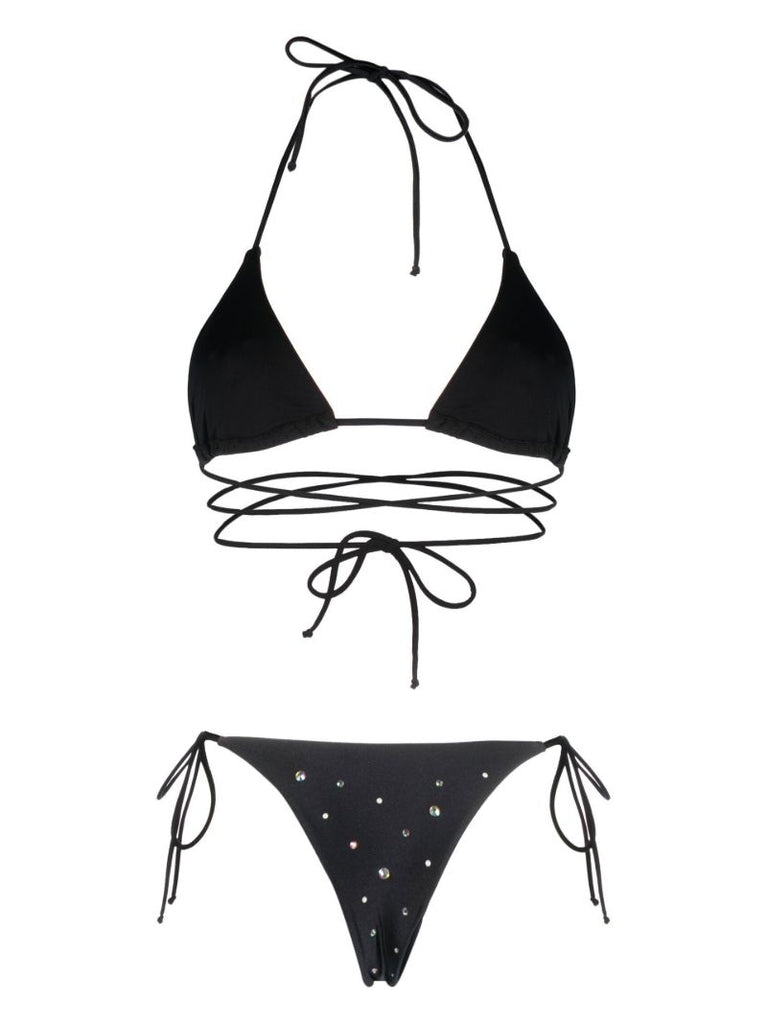 Black Studded Bikini