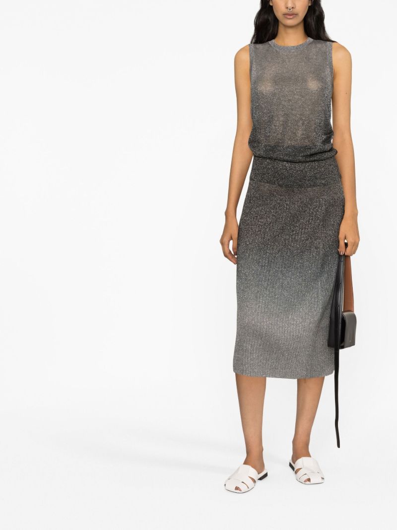 Grey OmbrÃ_x0083_Â© Knitted Tank Top