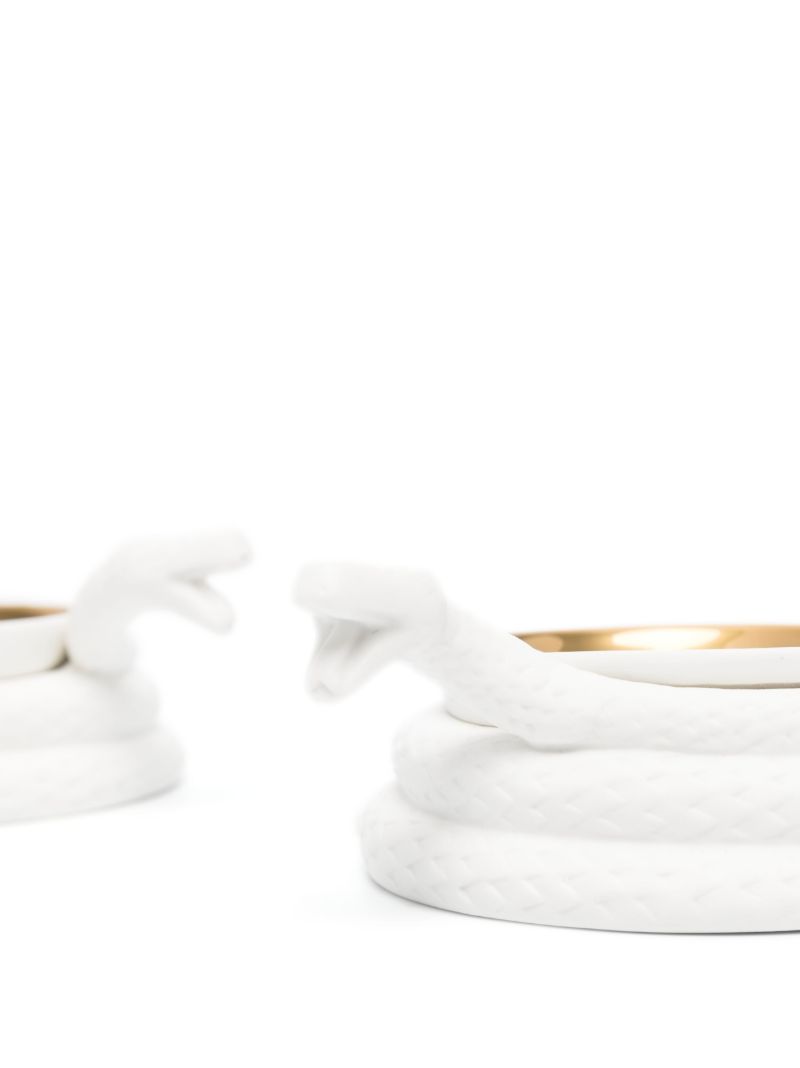 White Eden Ceramic Salt and Pepper Cellars