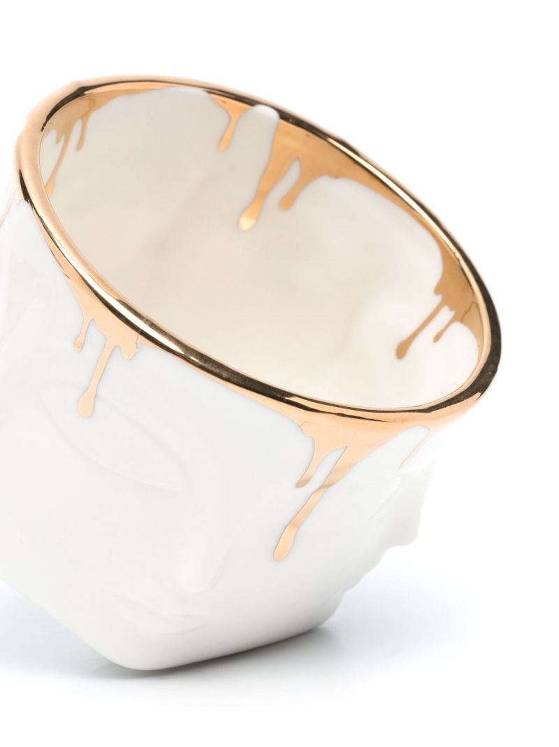 White Gilded Dora Maar Condiment Bowl