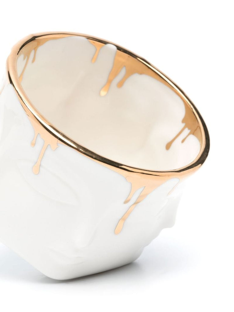 White Gilded Dora Maar Condiment Bowl
