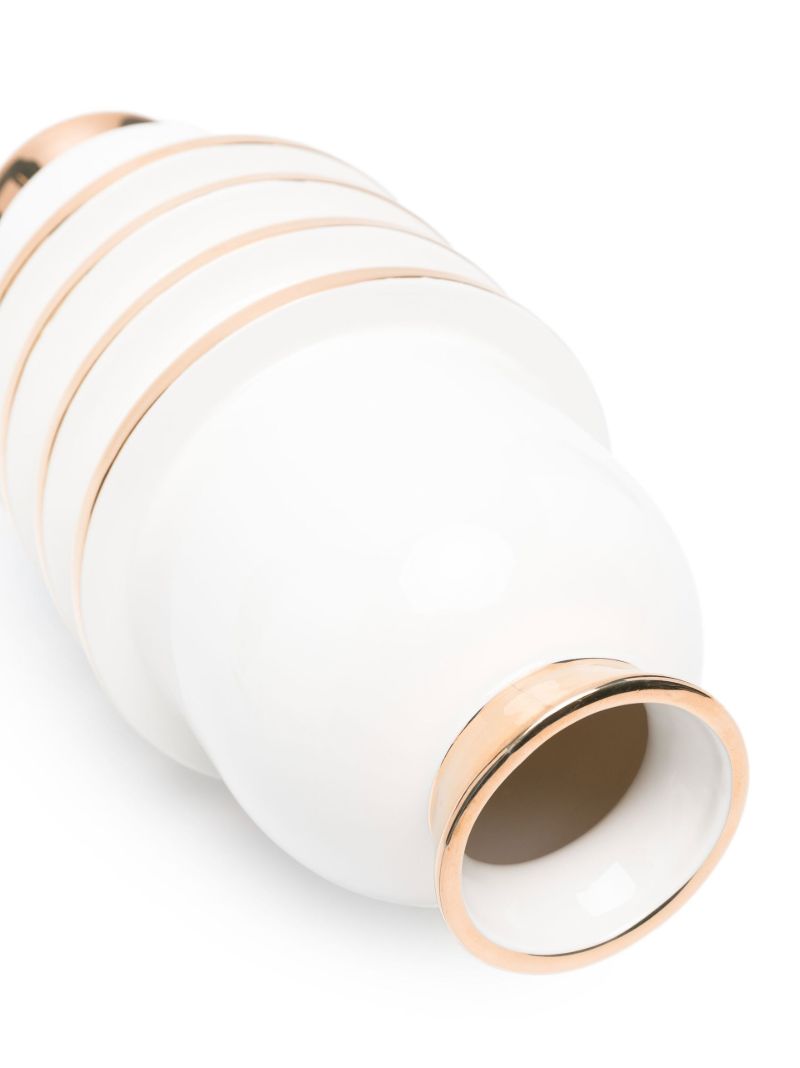 White Orbit Capsule Vase