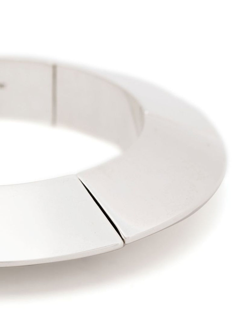 Silver-tone Spinner Bangle Bracelet