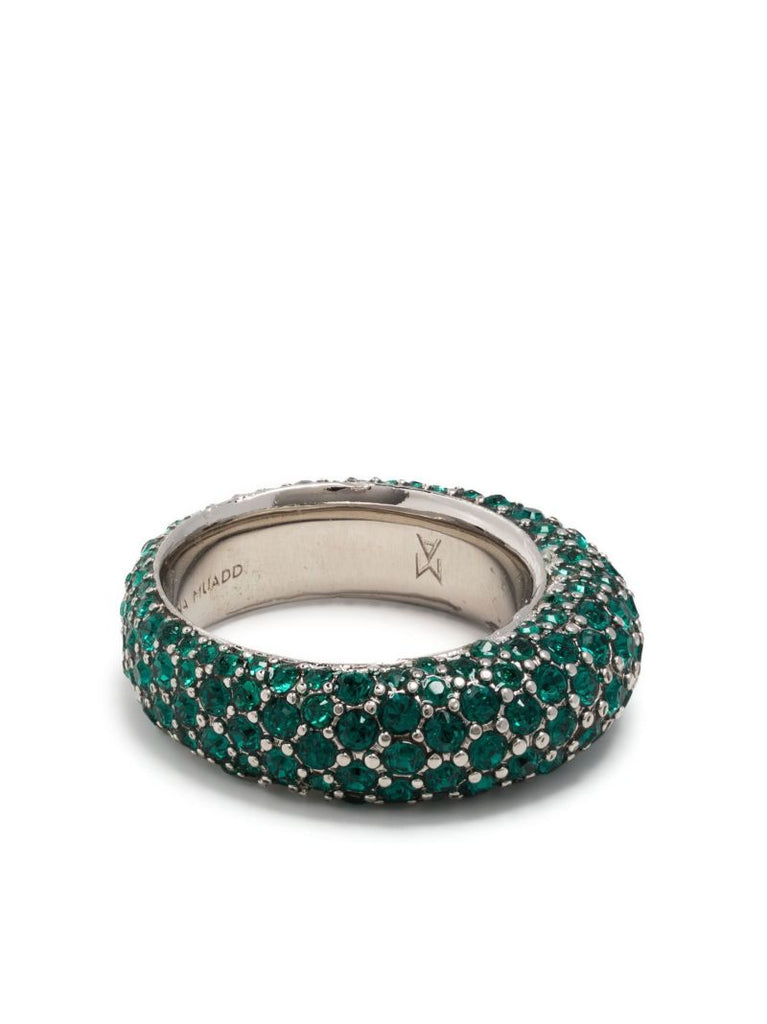Silver-tone Cameron Crystal Ring