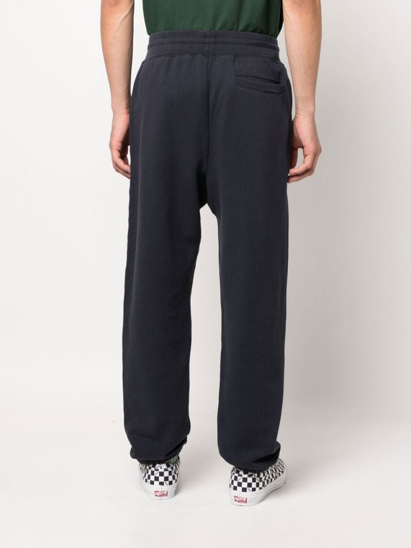 Blue Vitas Logo Print Cotton Track Pants