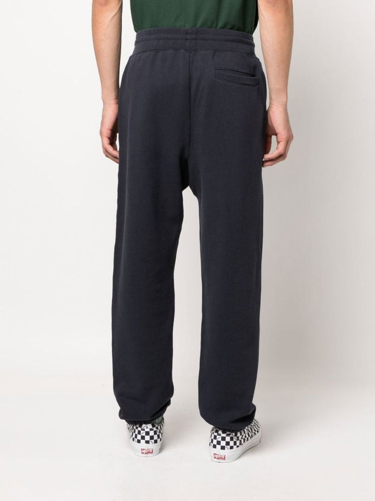 Blue Vitas Logo Print Cotton Track Pants