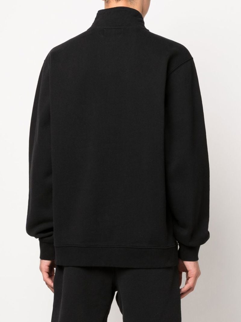 Black Jojo Half-zip Sweatshirt