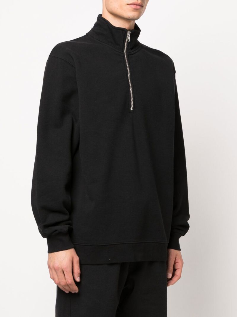 Black Jojo Half-zip Sweatshirt