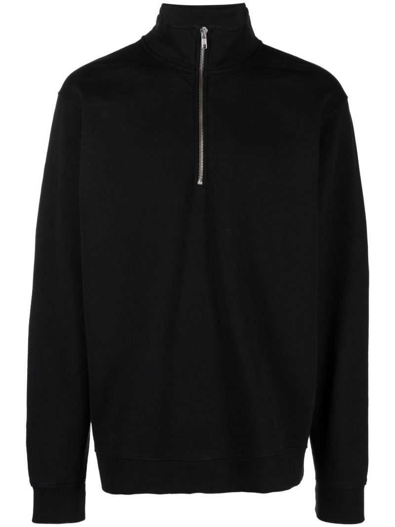 Black Jojo Half-zip Sweatshirt