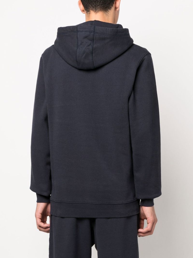 Blue Mats Logo Print Hoodie