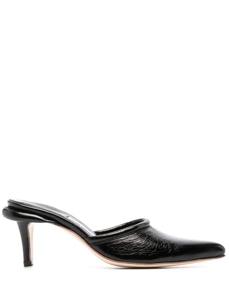 Black Serene 70 Leather Pumps