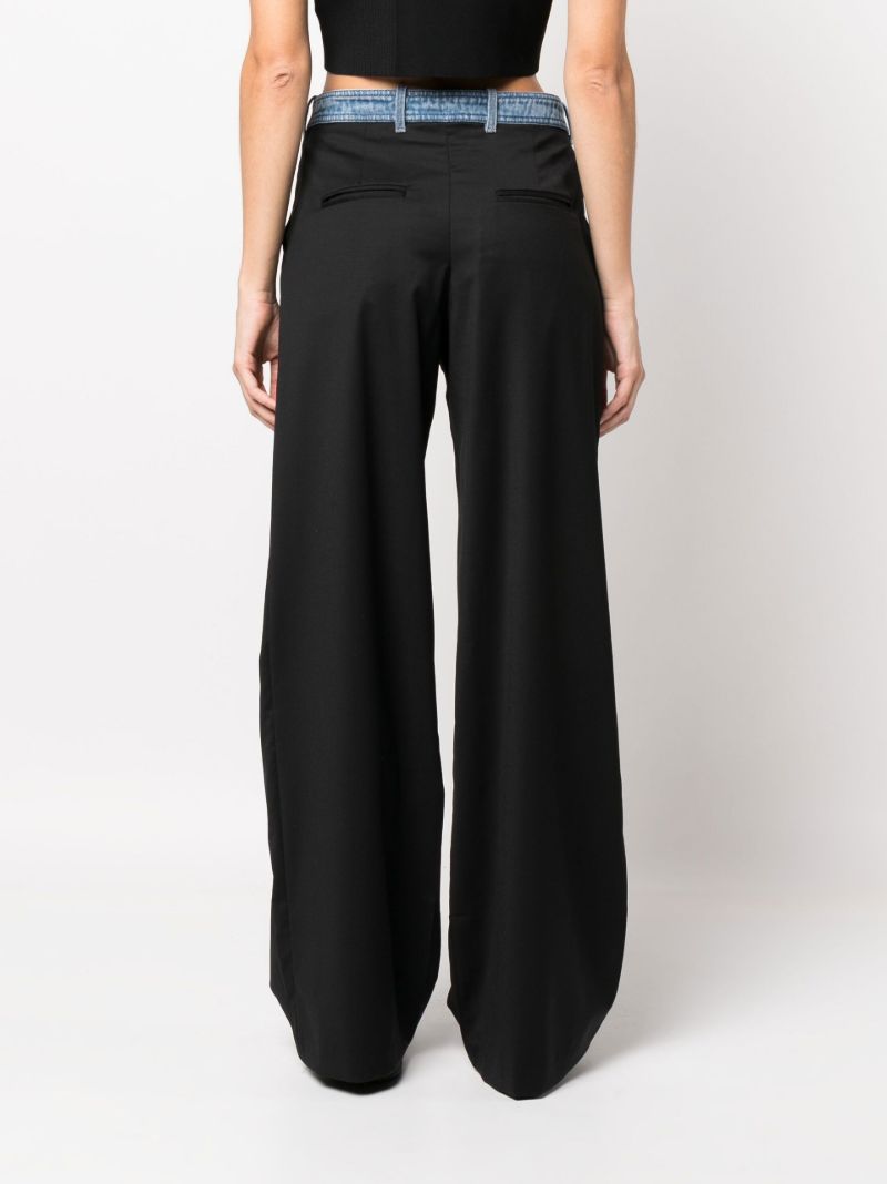 Black Wide-leg Trousers