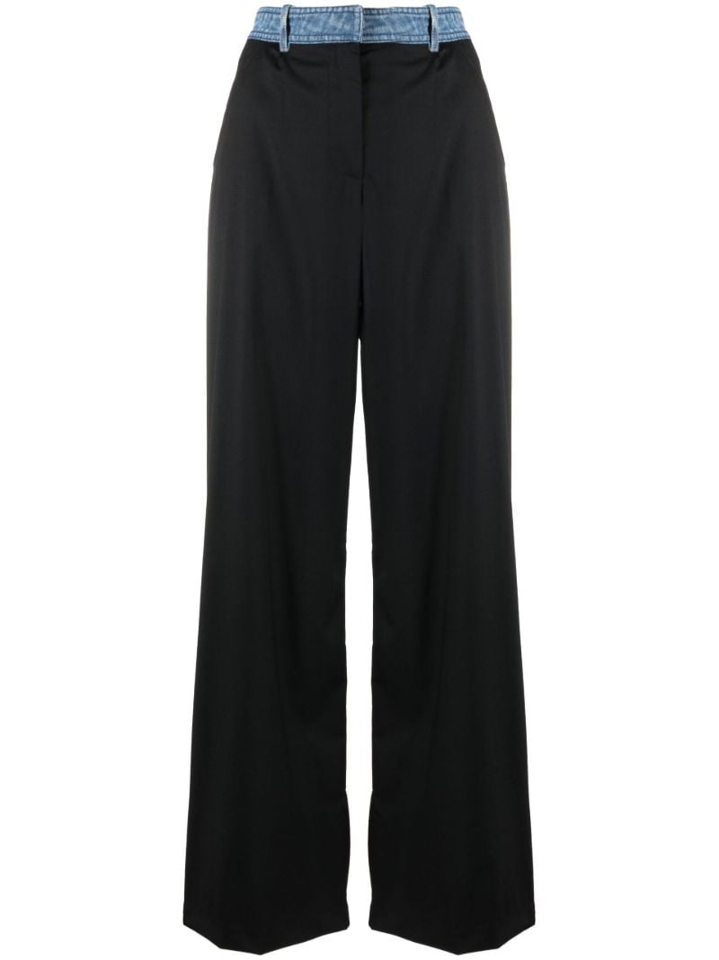 Black Wide-leg Trousers