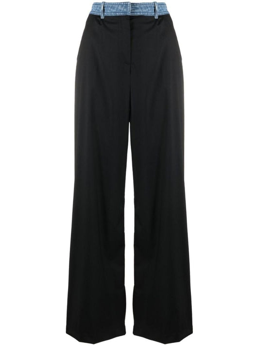 Black Wide-leg Trousers