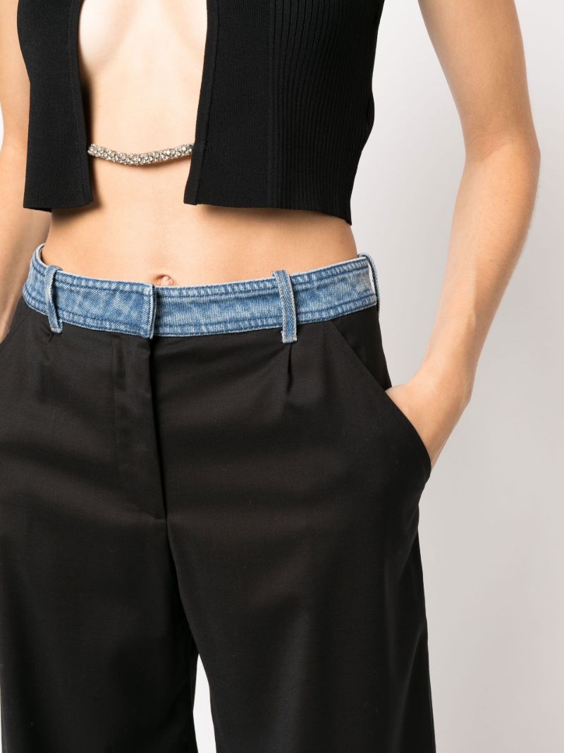 Black Wide-leg Trousers
