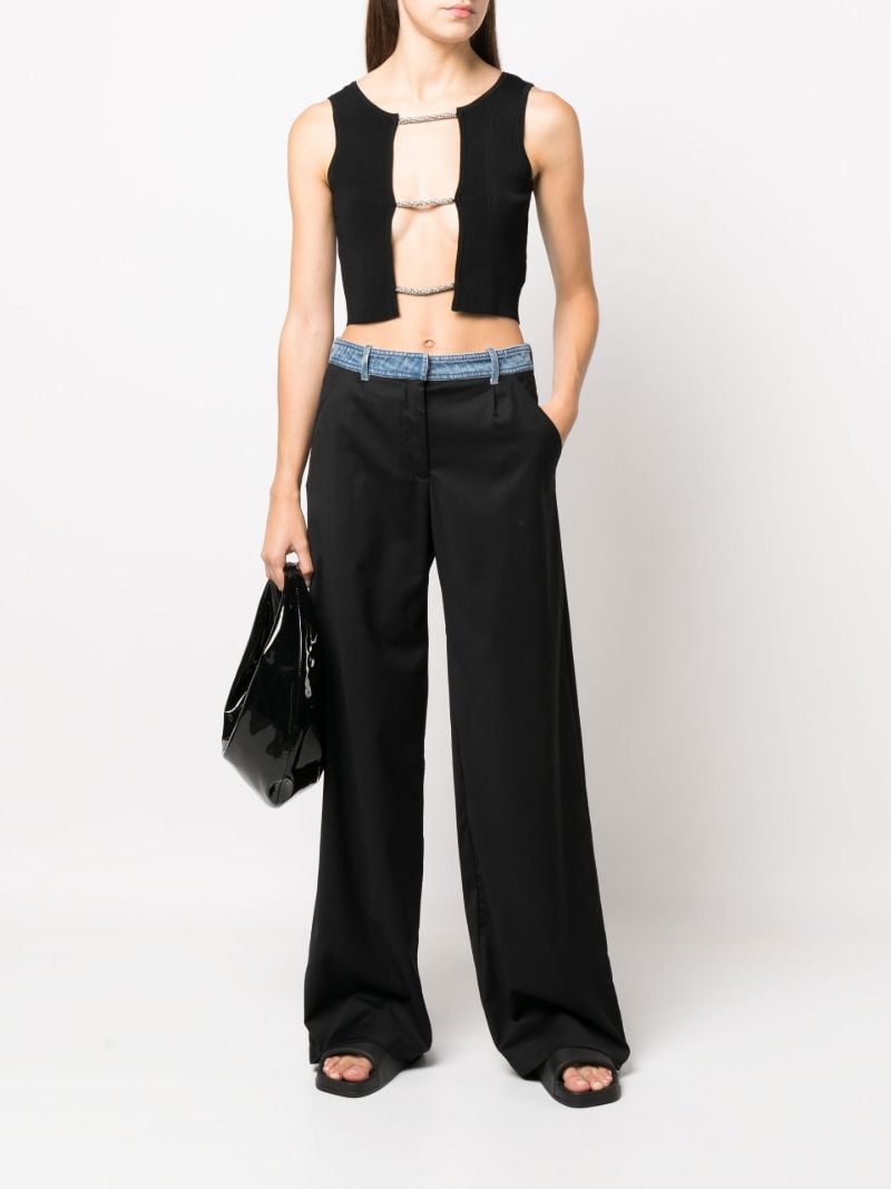 Black Wide-leg Trousers