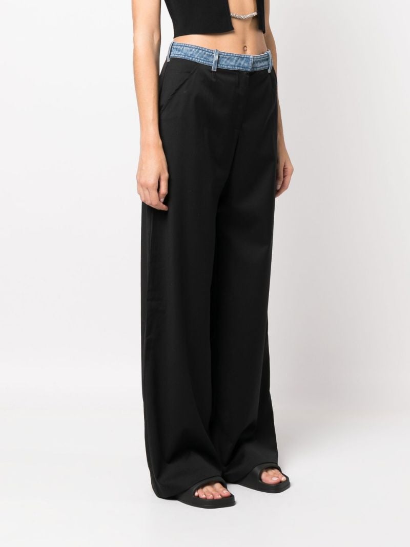 Black Wide-leg Trousers