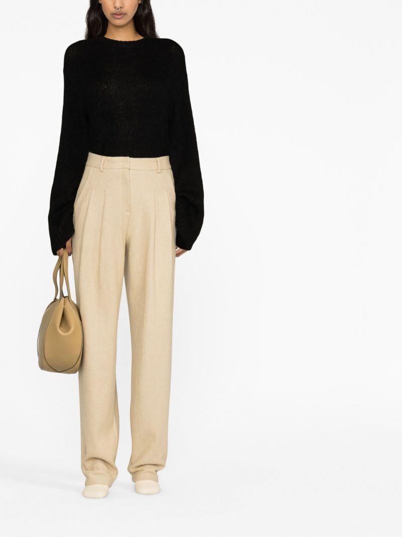 Neutral Layton Straight-leg Trousers