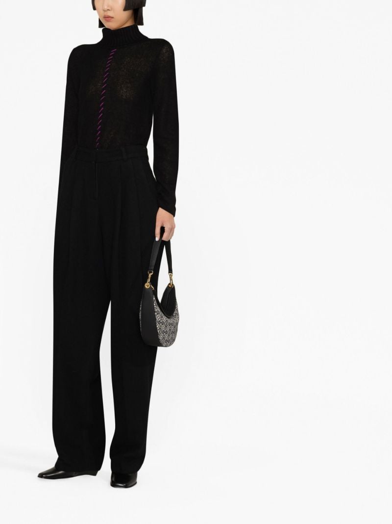 Black Layton Straight-leg Trousers