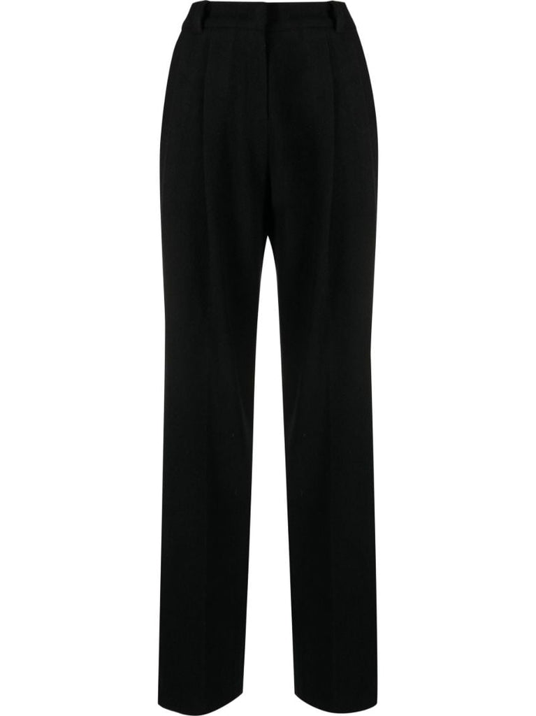Black Layton Straight-leg Trousers