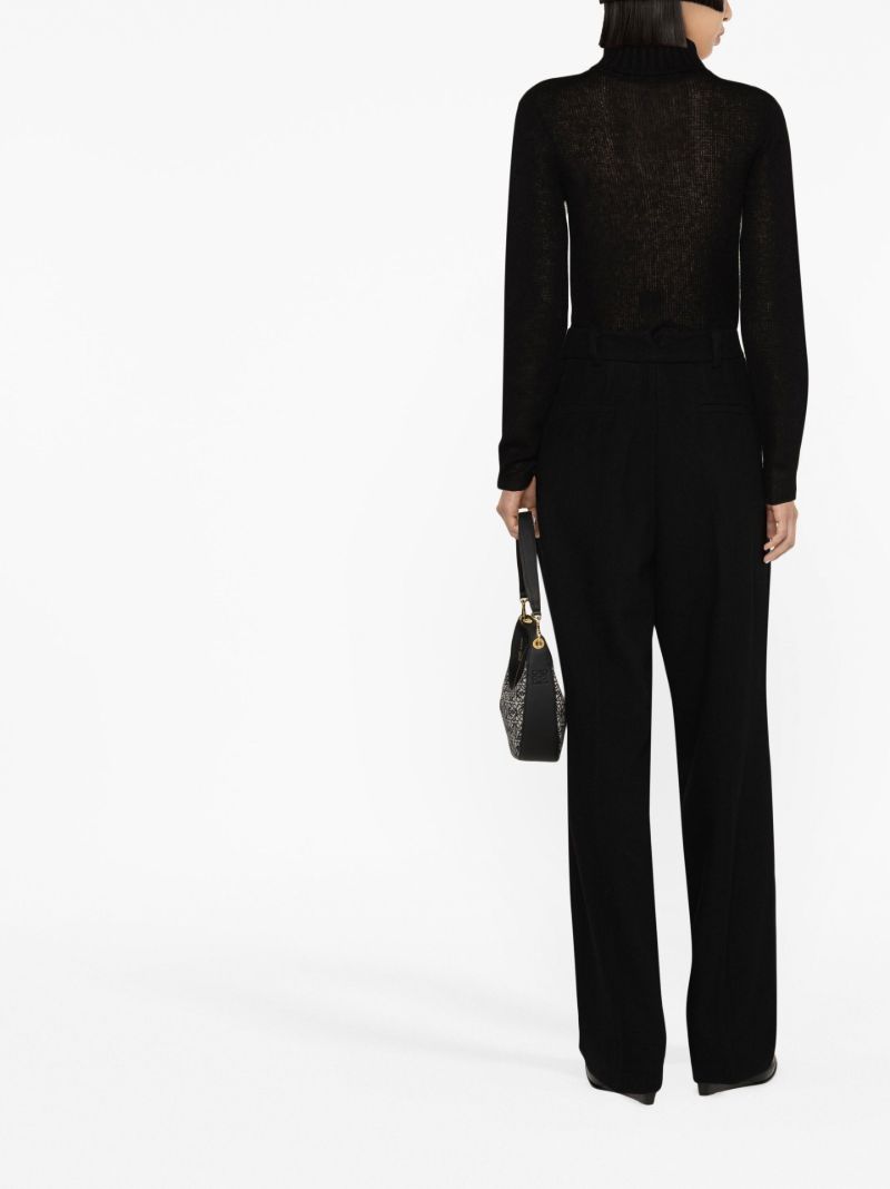 Black Layton Straight-leg Trousers
