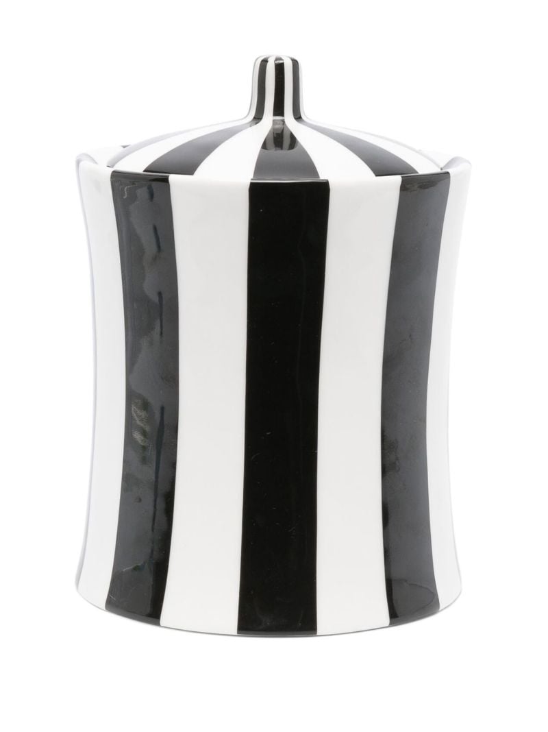 White Vice Peace Striped Canister