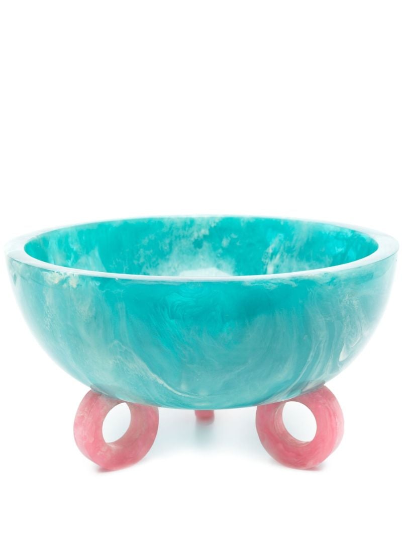 Blue Mustique Disk Bowl