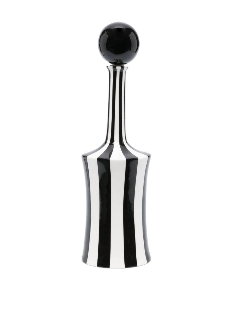 Black Vice Whiskey Striped Decanter