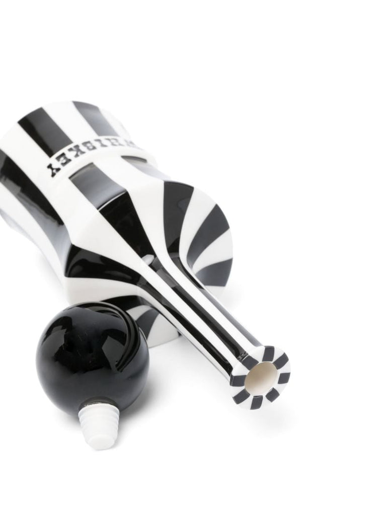 Black Vice Whiskey Striped Decanter