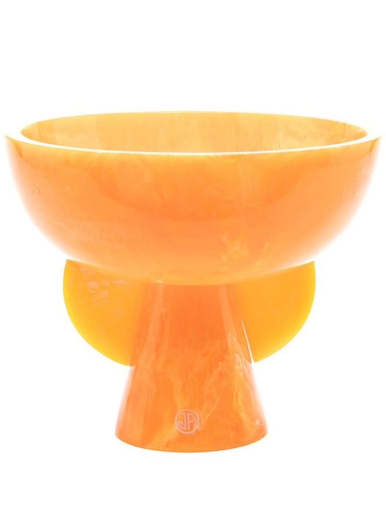Orange Mystique Pedestal Bowl