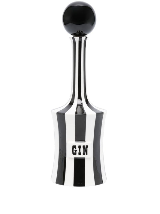 Black Vice Gin Striped Decanter