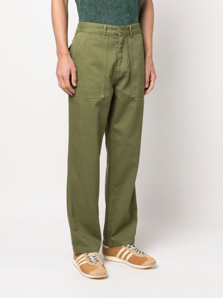 Green Groundsman Straight-leg Trousers