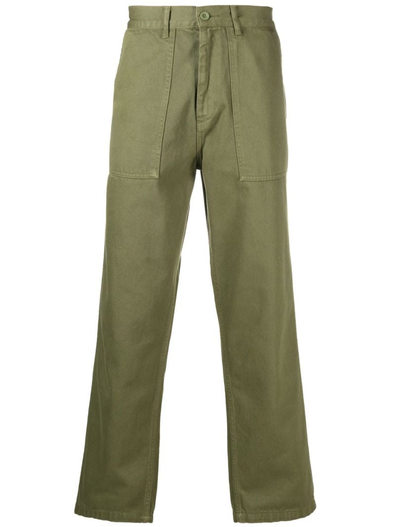 Green Groundsman Straight-leg Trousers