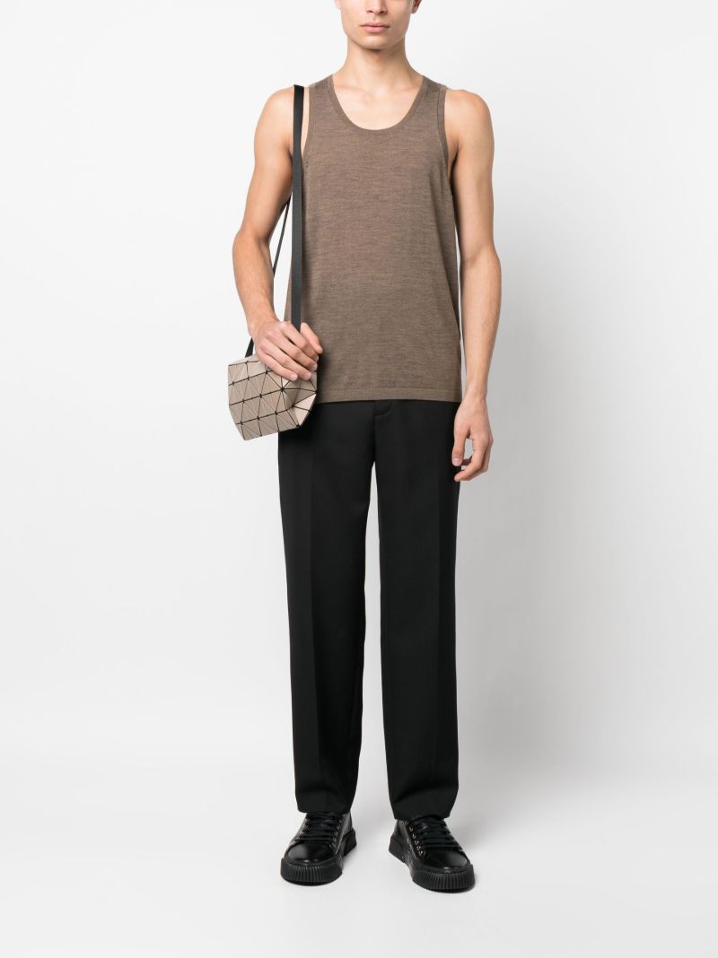 Beige Wool Tank Top